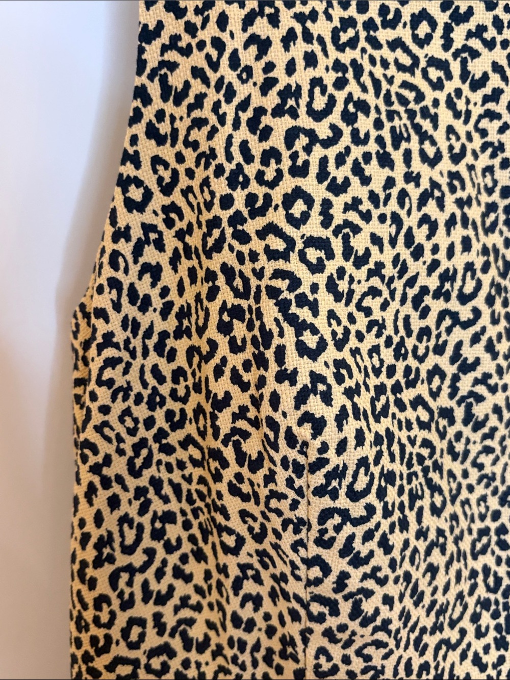 EUC J. Crew Leopard Print Midi Sheath Dress in Tan and Black - Picture 12 of 14